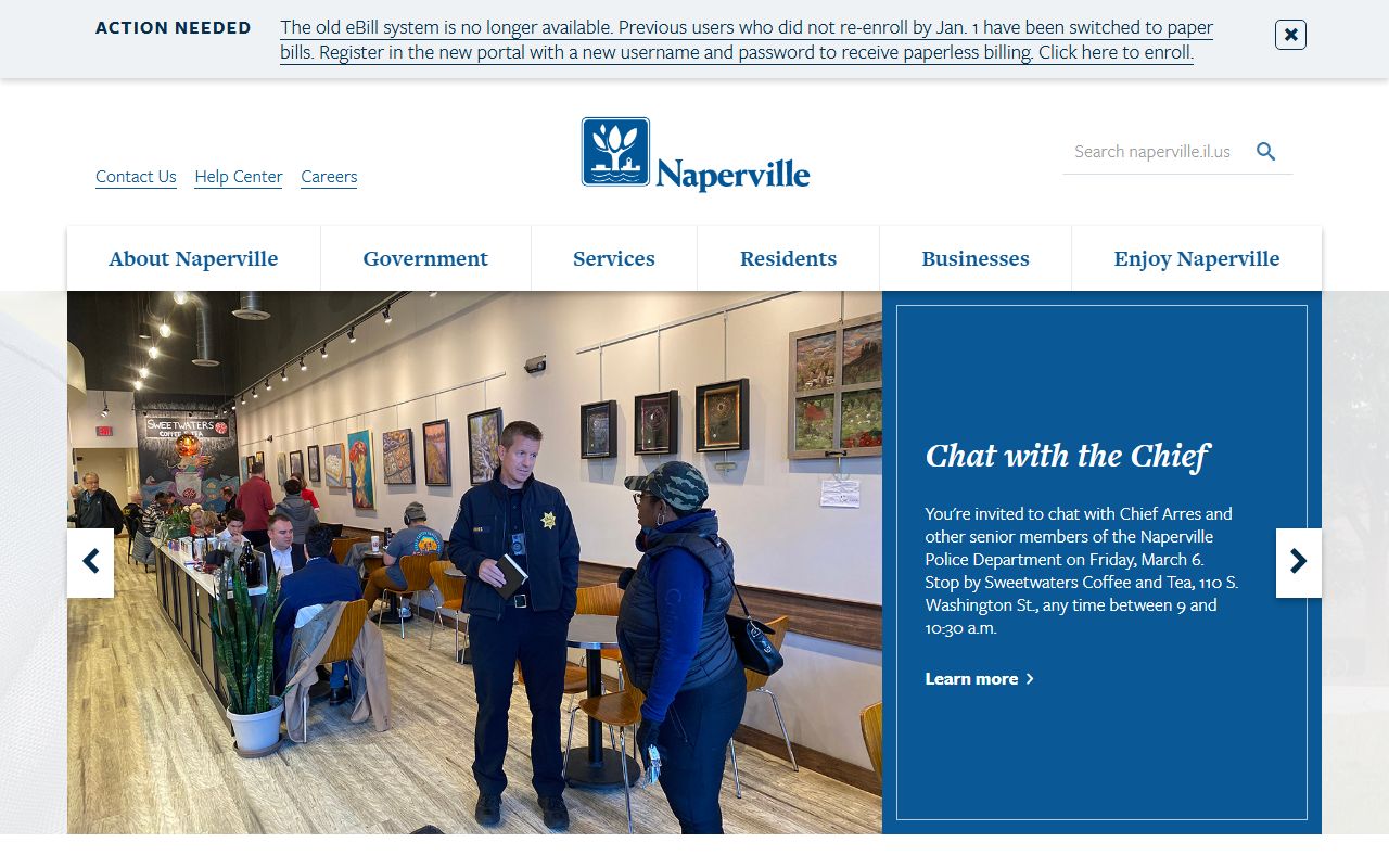 Naperville Police Department website for booking release records