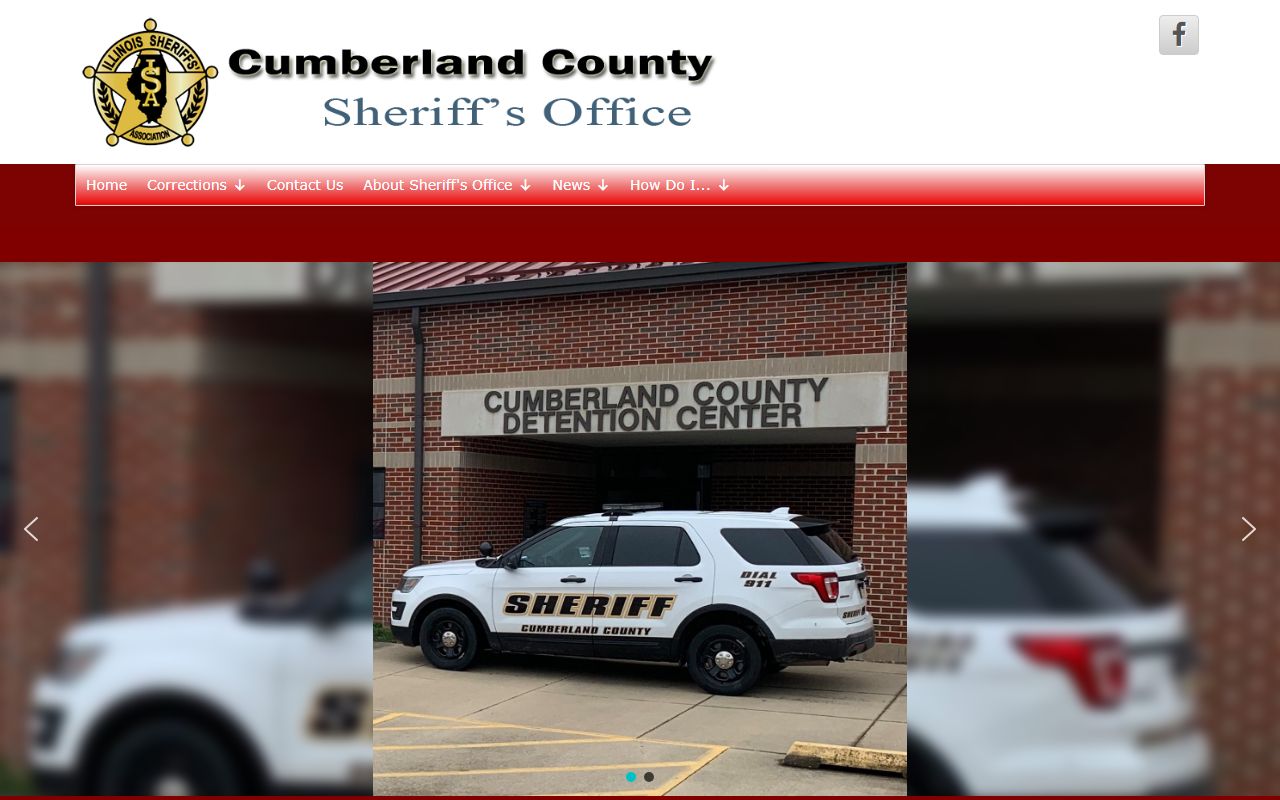 Cumberland County Sheriff's Office website for booking release information