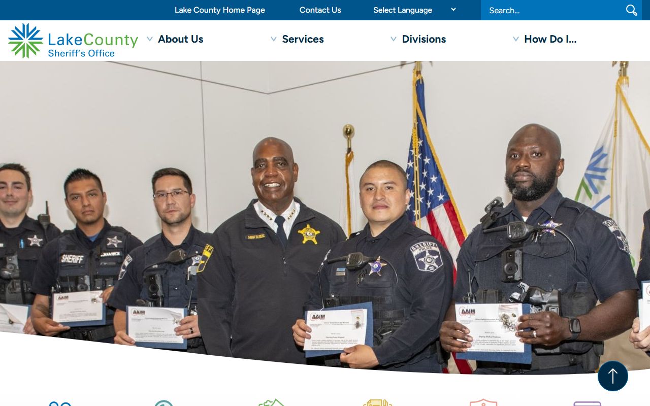 Lake County Sheriff's Office website for booking releases